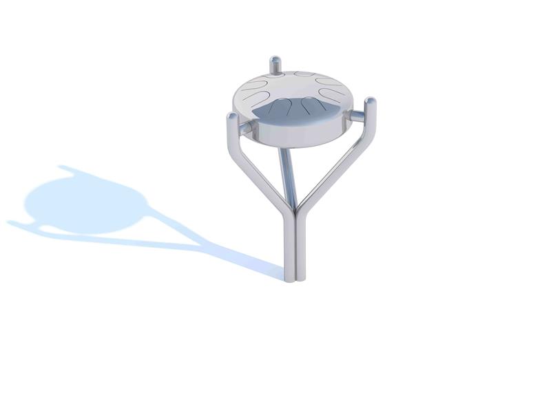 Technical render of a Tuned Steel Drum